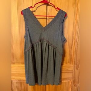 V-neck baby doll top